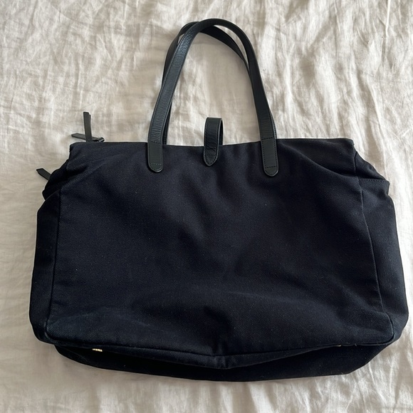 Cuyana Triple Zipper Leather/Canvas Weekender - Picture 8 of 12